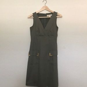 Michael Kors olive green dress